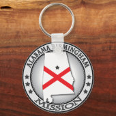 Alabama Birmingham LDS Mission Geschenke Schlüsselanhänger (Vorderseite)