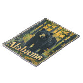 Alabama Black Bear Notizblock (Linke Seite)