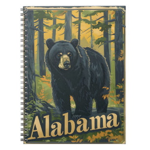Alabama Black Bear Notizblock