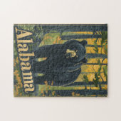 Alabama Black Bear Puzzle (Horizontal)