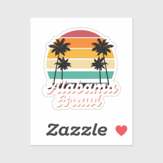 Alabama Brawl Aufkleber (Blatt)