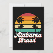 Alabama Brawl Einladung (Vorderseite)