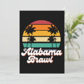 Alabama Brawl Einladung (Stehend Vorderseite)