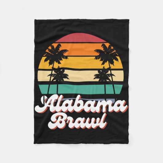 Alabama Brawl Fleecedecke (Vorderseite)