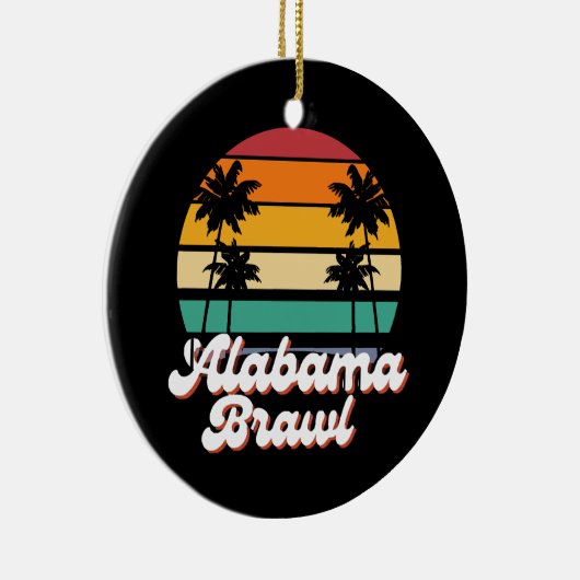 Alabama Brawl Keramik Ornament (Rechts)
