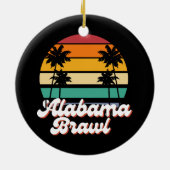 Alabama Brawl Keramik Ornament (Hinten)