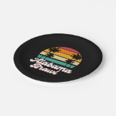 Alabama Brawl Pappteller (Schrägansicht)