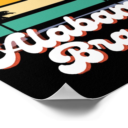 Alabama Brawl Poster (Ecke)