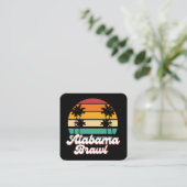 Alabama Brawl Quadratische Visitenkarte (Stehend Vorderseite)