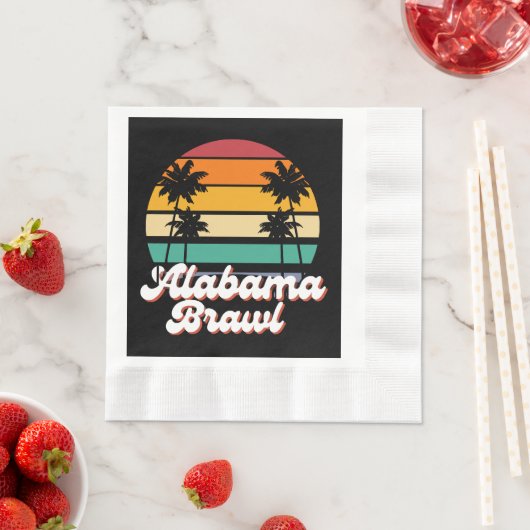 Alabama Brawl Serviette (Beispiel)