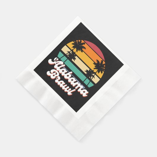 Alabama Brawl Serviette (Ecke)