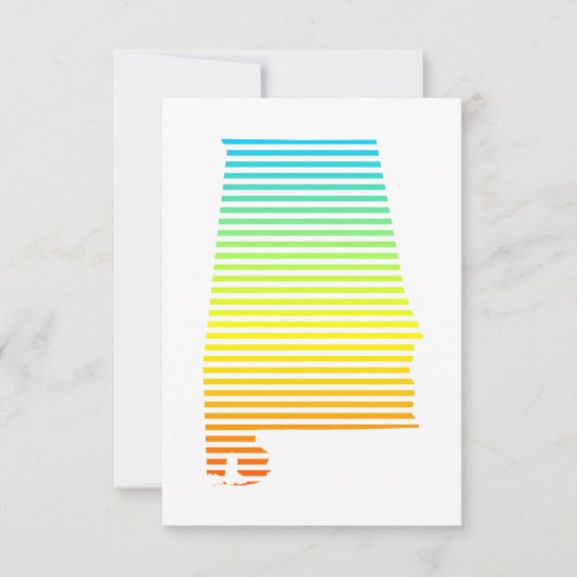 Alabama Chill Fade Einladung (Vorderseite)