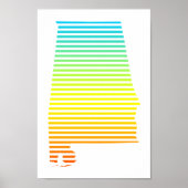 Alabama Chill Fade Poster (Vorne)
