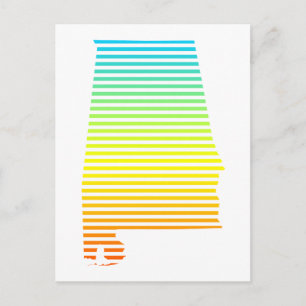 Alabama Chill Fade Postkarte