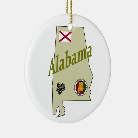 Alabama Christmas Tree Ornament (Rechts)