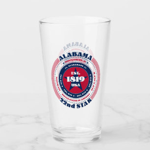 Alabama Circular Typografy Design Glas
