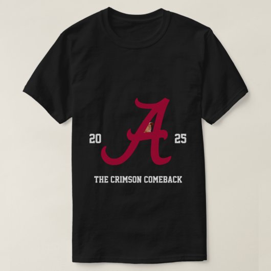 Alabama Crimson Tide 2025 T-Shirt (Design vorne)