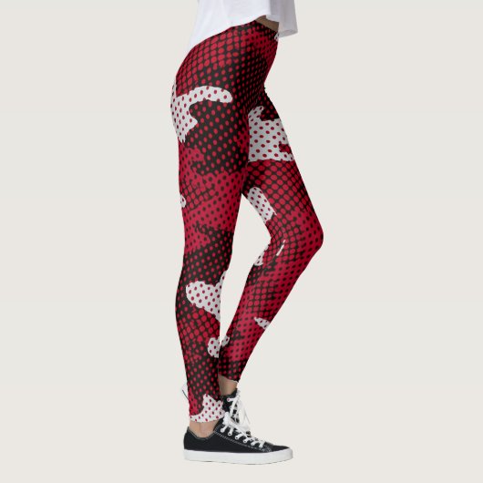 Alabama Crimson & White Bold Tide Camo Printed  Leggings (Rechts)