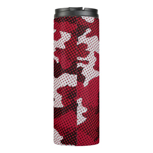 Alabama Crimson & White Bold Tide Camo Printed  Thermosbecher (Rückseite)