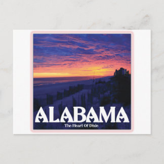 Alabama Dark Sunset Postkarte