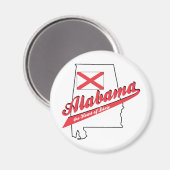 Alabama - Das Herz von Dixie Magnet (Vorderseite/Rückseite)