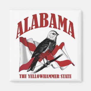 Alabama,Der Gelbfink-Staat Magnet