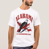 Alabama, der Yellowhammer-Staat T-Shirt (Vorderseite)