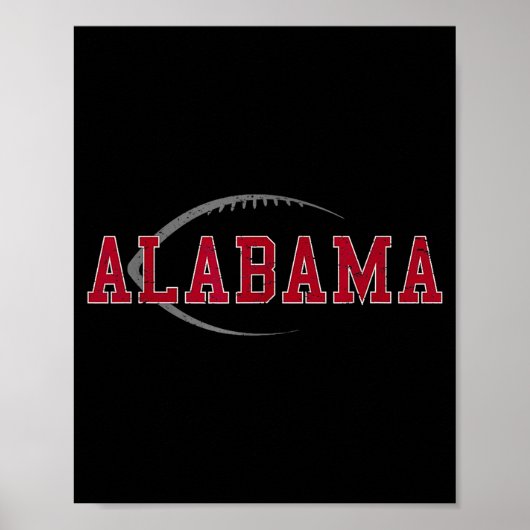 Alabama Design Men Women Boy Girl  Poster (Vorne)