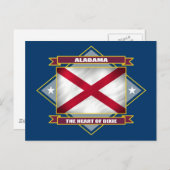 Alabama Diamond Postkarte (Vorne/Hinten)