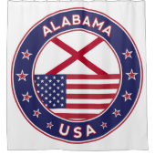 Alabama Duschvorhang (Vorderseite)