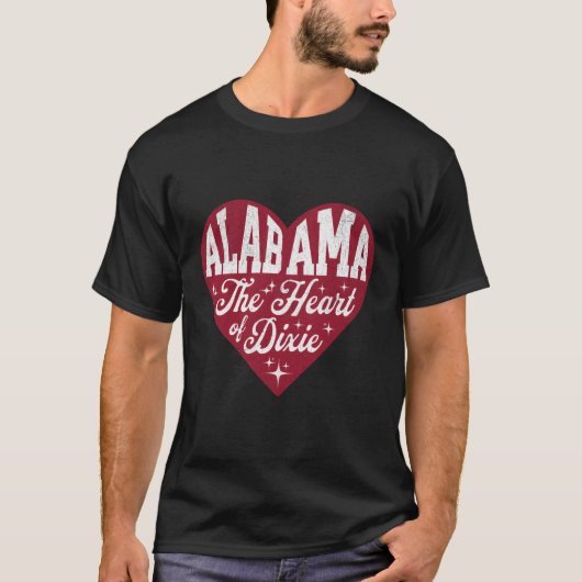 Alabama Er für Dixie Alabama T-Shirt (Vorderseite)