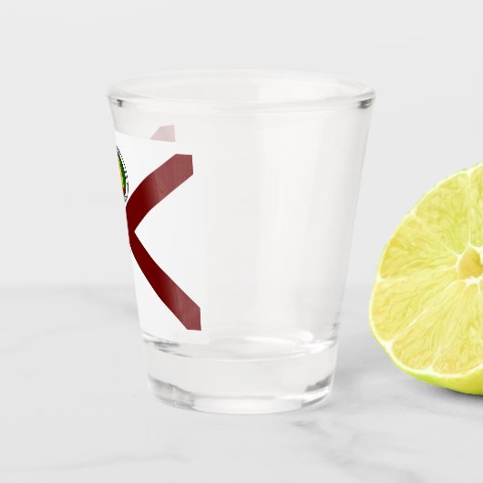 Alabama-Fahne-Siegel Schnapsglas (Rechts)