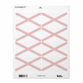 Alabama Faint Flag Shipping Label (Vorne)
