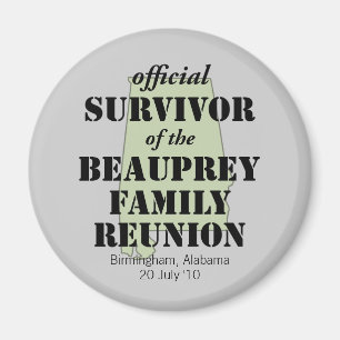Alabama Family Wiedersehen Survivor (grün) Magnet