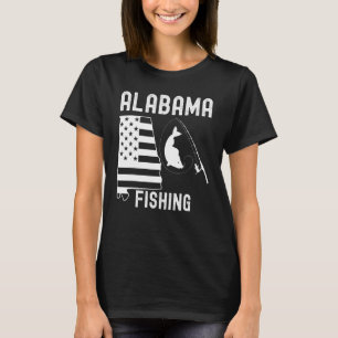 Alabama Fischen für Männer Frauen oder Jugendliche T-Shirt