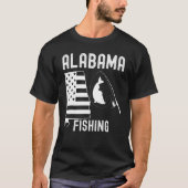Alabama Fischen für Männer Frauen oder Jugendliche T-Shirt (Vorderseite)