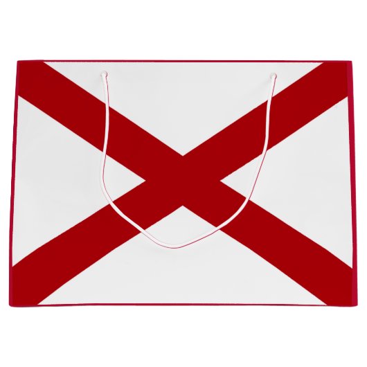Alabama Flag Große Geschenktüte (Vorderseite)