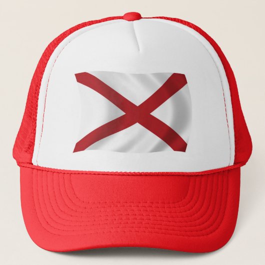 Alabama Flag Hat Truckerkappe (Vorderseite)