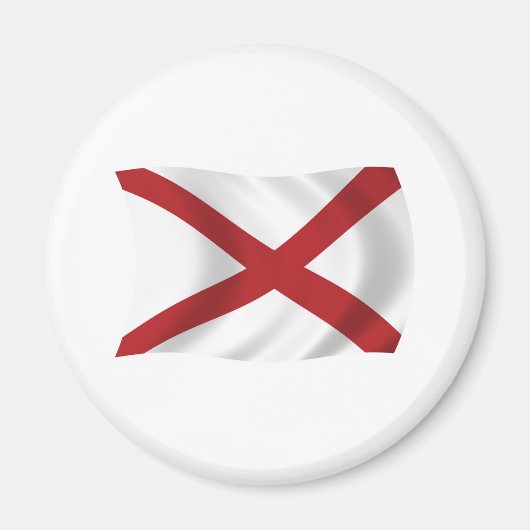 Alabama Flag Magnet (Vorne)