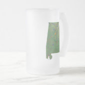 Alabama Flag Map City Tasse (VorderseiteRechts)