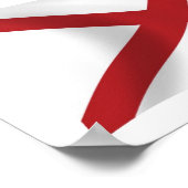 Alabama Flag Poster Print (Ecke)