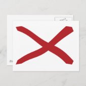 Alabama Flag Postkarte (Vorne/Hinten)