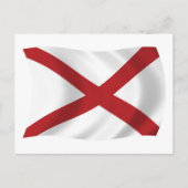 Alabama Flag Postkarte (Vorderseite)