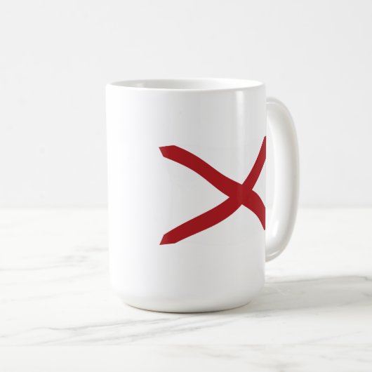 Alabama Flag Tasse (VorderseiteRechts)