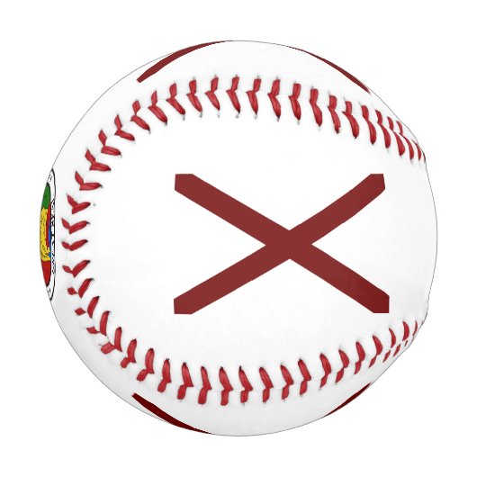 Alabama-Flagge Baseball (Vorderseite Links)