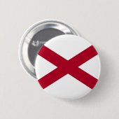 Alabama-Flagge Button (Vorne & Hinten)