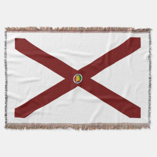Alabama-Flagge Decke