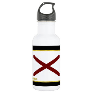 Alabama-Flagge Edelstahlflasche
