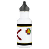 Alabama-Flagge Edelstahlflasche (Rechts)