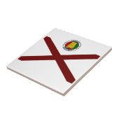 Alabama-Flagge Fliese (Seite)